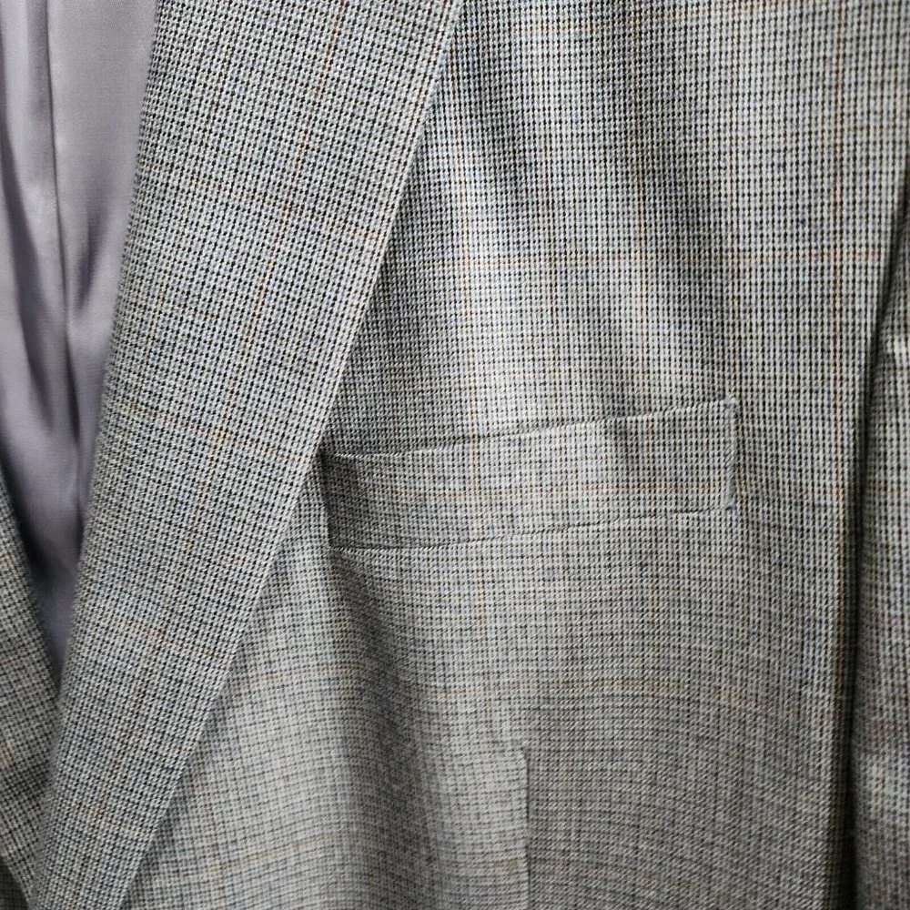 X2 Lauren Ralph Lauren LRL Blazer Sport Coat Suit‎ Jackets Beige/Gray Size 46/48